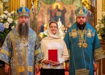 Вручение дипломов об окончании регентского отделения Свято-Феофановского ЦПЦС Владимирской епархии